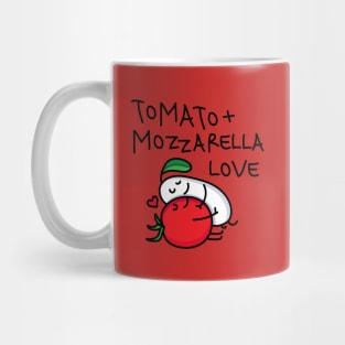 Tomato and mozzarella couple (b) Mug